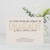 バルを豪華に カップル記念日 チャペル 招待状 (スタンド正面)