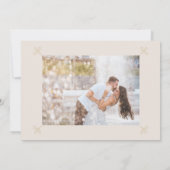 バルを豪華に カップル記念日 チャペル 招待状 (裏面)