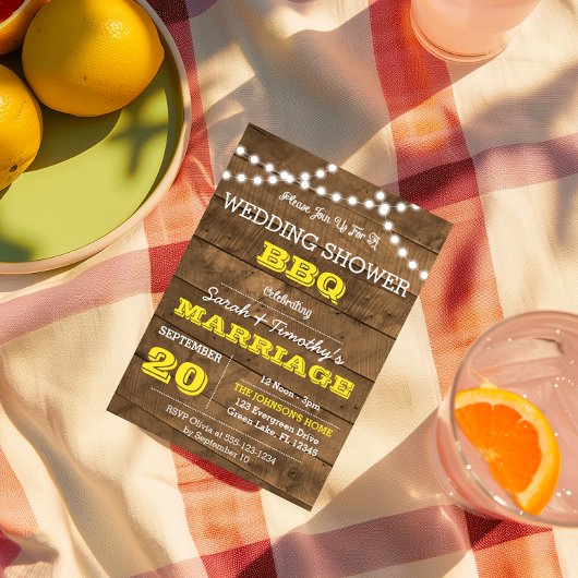 バルウッド ライツ ゴールド ウェディング パーティー Sm ご招待 招待状