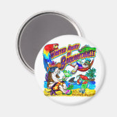 バルカリタ遠くにビルで無駄 マグネット (正面/裏面)