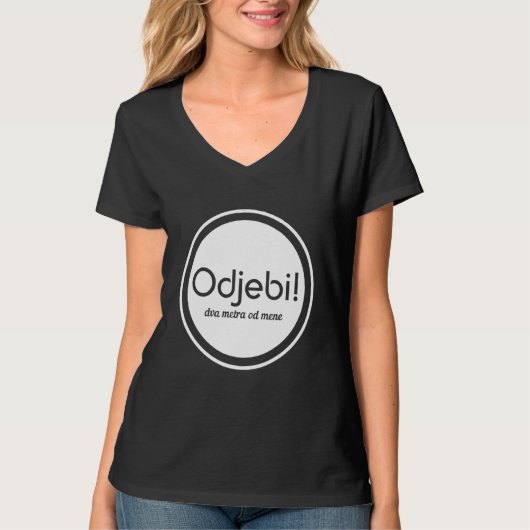 バルカンボスナフラバツカシュルビヤことわざ Tシャツ (正面)