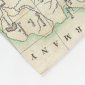 バルカン半島およびトルコ(1801年)のヴィンテージの地図 フリースブランケット (角)