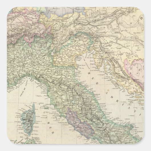 バルカン半島,イタリア,スロベニア スクエアシール (正面)