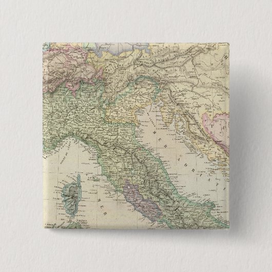 バルカン半島（イタリア、スロベニア） 缶バッジ (正面)