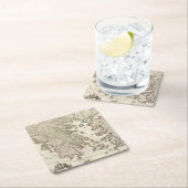 バルカン半島、ギリシャ、マケドニア スクエアペーパーコースター (インサイチュ)