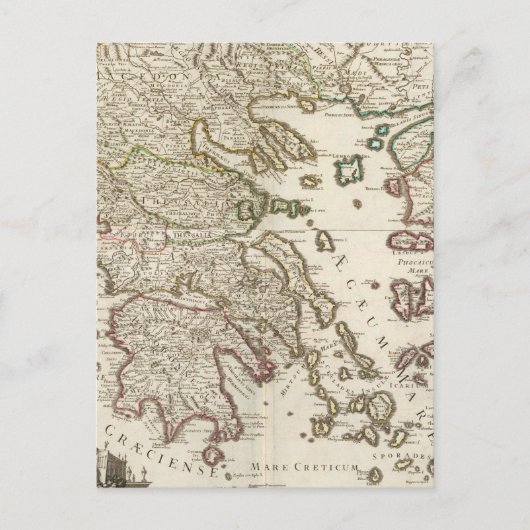 バルカン半島, ギリシャ, マケドニア ポストカード (正面)