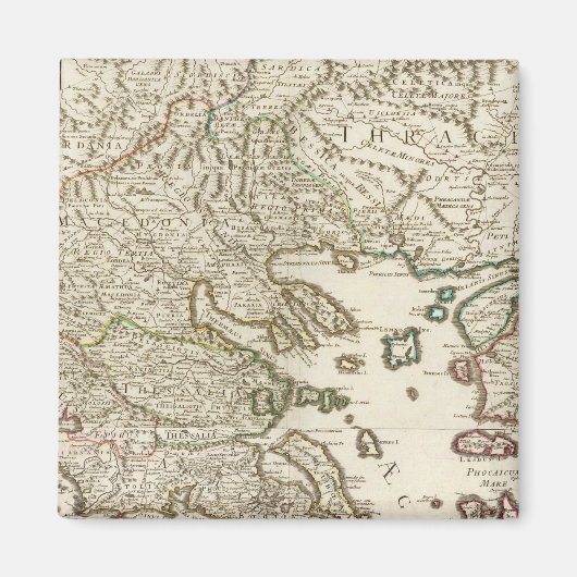 バルカン半島,ギリシャ,マケドニア マグネット (正面)