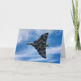 バルカン爆撃機が飛行中 カード