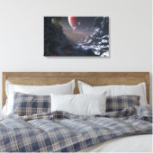 バルカン雪 キャンバスプリント (インサイチュ (寝室))