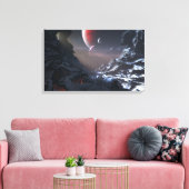 バルカン雪 キャンバスプリント (インサイチュ (リビング))