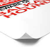 バルカン・ハウンドに用心する ポスター (角)