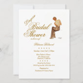 バルガエレガントスピンナップランジェリーブライダルシャワー 招待状 (正面)