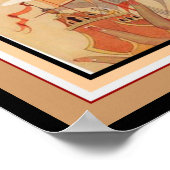 バルガスアールデコ"女の子inターバン" 16 x 20 ポスター (角)