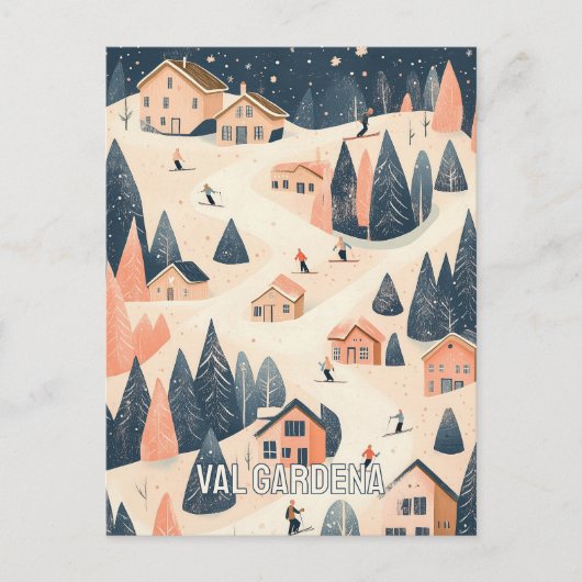 バルガーデナイタリアスキーリゾート ポストカード (正面)