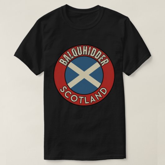 バルキダー、スコットランド Tシャツ (デザイン正面)