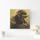 バルキリー、1865年(油オンキャンバス) スクエア壁時計 (ホーム)