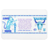 バルクサルト1962 2022ウォータータイガー〔占星術の〕十二宮図タウタス マグネット (横)