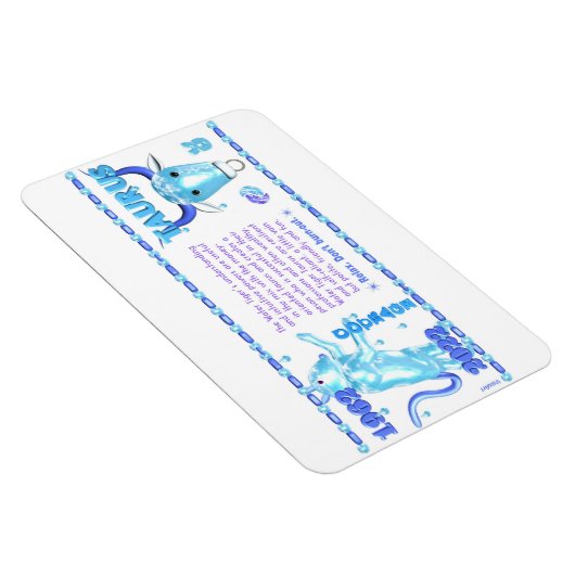 バルクサルト1962 2022ウォータータイガー〔占星術の〕十二宮図タウタス マグネット (右側)