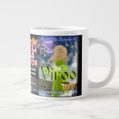 バルクサルト〔占星術の〕十二宮図クスクオブレオ《星座》乙女座 ジャンボコーヒーマグカップ (右)