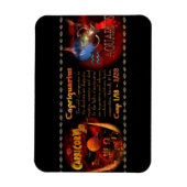 バルクサートカプリカリウス山羊座アクアリウスカスプ マグネット (縦)