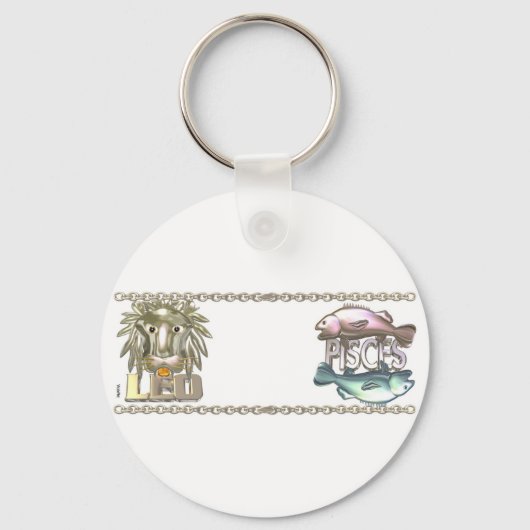 バルクサールトレオピセス〔占星術の〕十二宮図友情ギフト キーホルダー (正面)