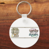 バルクサールトレオピセス〔占星術の〕十二宮図友情ギフト キーホルダー (正面)