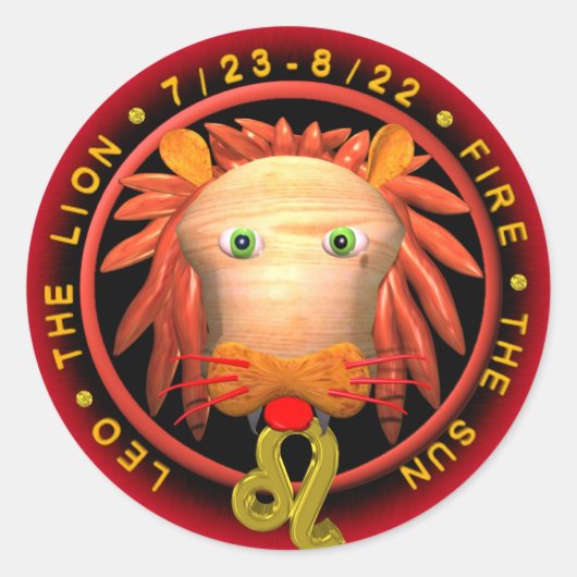 バルクサールトレオ〔占星術の〕十二宮図 ラウンドシール (正面)