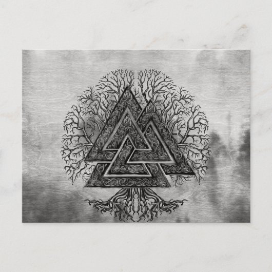 バルクナットと命の木ヤグドラシル ポストカード (正面)