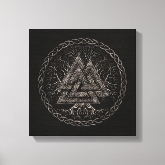 バルクナットと命の木Yggrdrasil キャンバスプリント (正面)