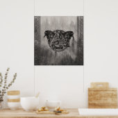 バルクナットシンボルとラヴェンス ポスター (キッチン)