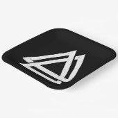 バルクナットバイキングトライアングルアート ペーパープレート (傾斜あり)