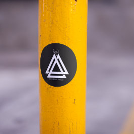 バルクナットバイキングトライアングルアート ラウンドシール