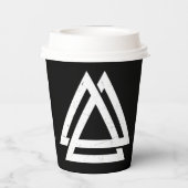 バルクナットバイキングトライアングルアート 紙コップ (裏面)