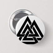 バルクナットバイキングノルスノルディック防護シンボルオーディン 缶バッジ (正面&裏面)