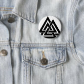 バルクナットバイキングノルスノルディック防護シンボルオーディン 缶バッジ (インサイチュ)