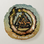 バルクナット（オロボロス） ラウンドクッション (正面)