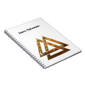 バルクナット – 金ゴールド ノートブック (右側)