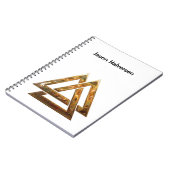 バルクナット – 金ゴールド ノートブック (左側)