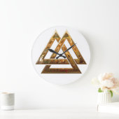 バルクナット – 金ゴールド ラージ壁時計 (ホーム)