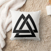 バルクナット – 黒 クッション (ブランケット)