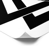 バルクナット – 黒 ポスター (角)