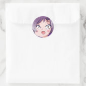 バルクピカチュウ顔ステッカー ラウンドシール (バッグ)