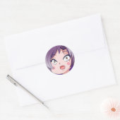 バルクピカチュウ顔ステッカー ラウンドシール (封筒)