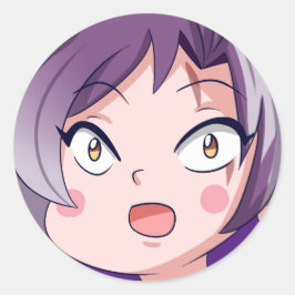 バルクピカチュウ顔ステッカー ラウンドシール