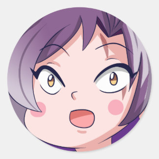 バルクピカチュウ顔ステッカー ラウンドシール