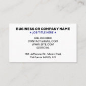 バルク患者アポイントメントリマインダーカード(DATE) 予約カード (裏面)