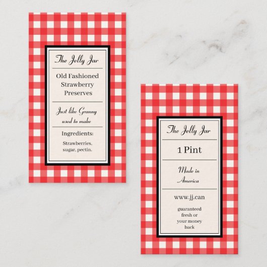 バルク自分のつるラベルホーム缶事業 名刺 (正面/裏面)