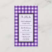 バルク自分のつるラベルホーム缶事業 名刺 (正面)