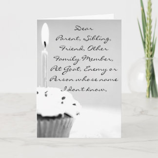 バルク誕生日 カード