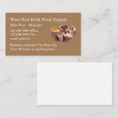 バルク食品供給サービス名刺 名刺 (正面/裏面)